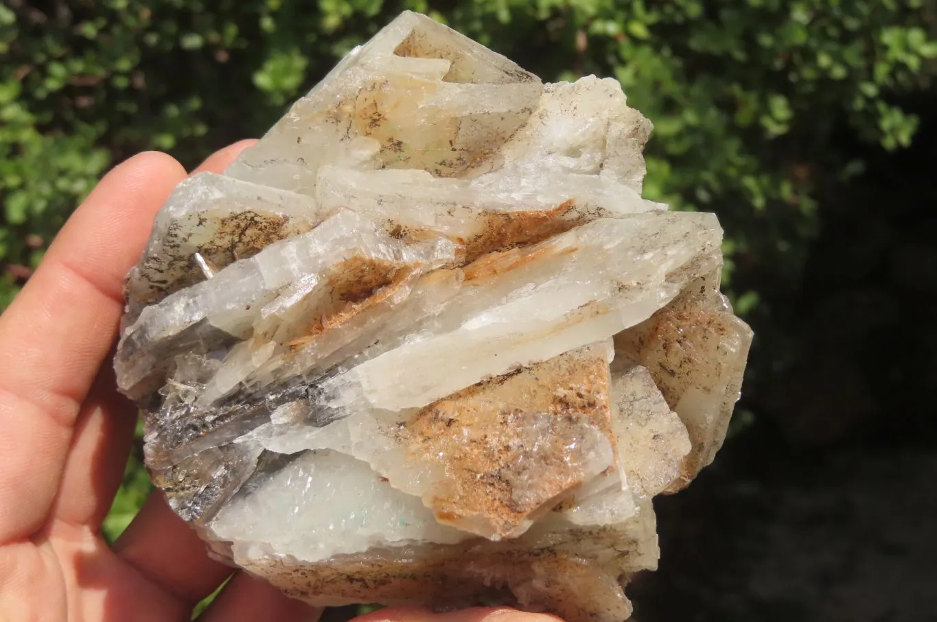 Natural Bladed Barite Specimens x 4 From Tenke Fungurume, Congo