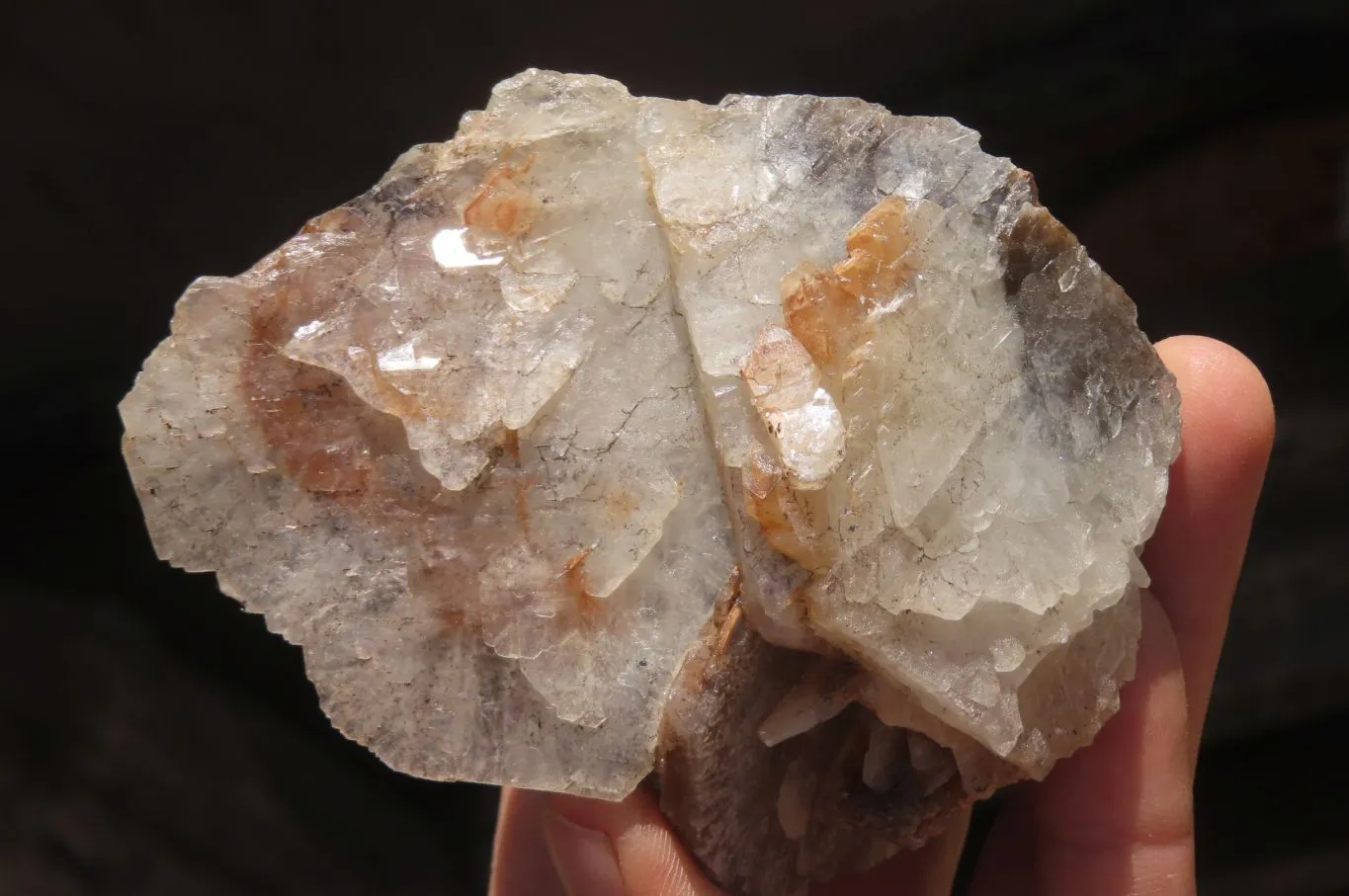 Natural Bladed Barite Specimens x 4 From Tenke Fungurume, Congo