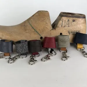 Never Lost Leather Keyring