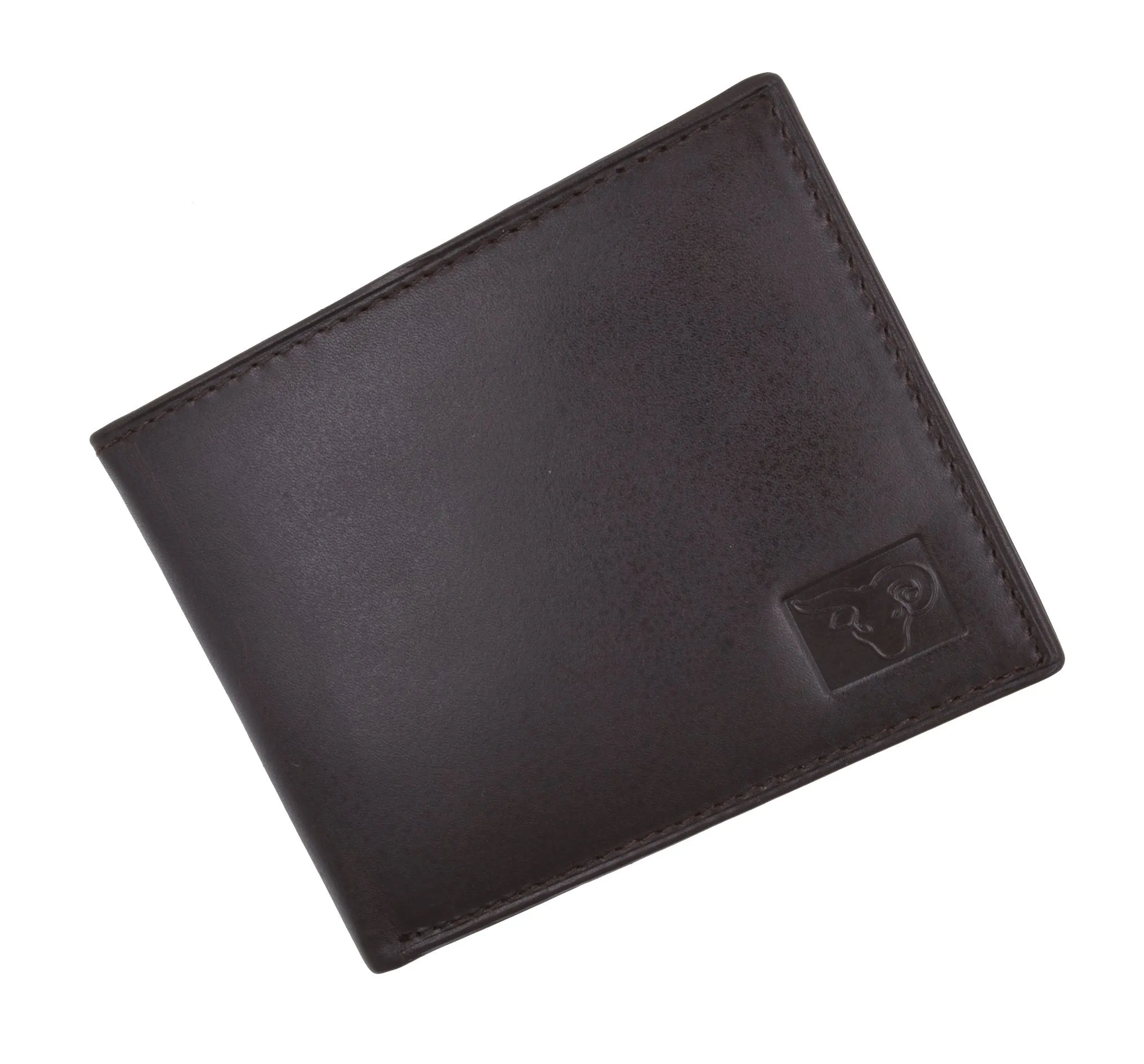 New Cavelio Multi Capacity Middle Flap ID Card Holder Bifold Wallet High Quality Genuine Leather 730052