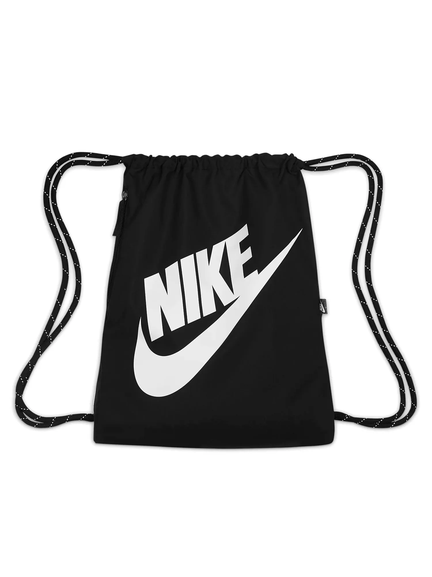 NIKE HERITAGE DRAWSTRING BAG - BLACK