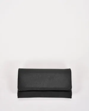 Nina Leather Wallet - Black