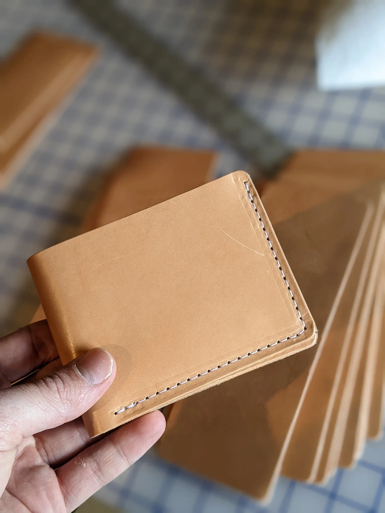 No.55 | 'Russet' Men's Leather Bill Fold Wallet