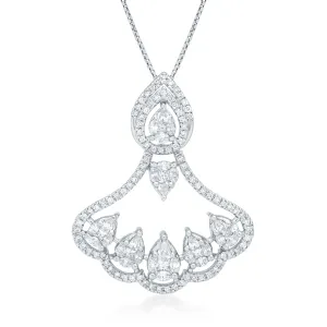 One Radiant Diamond Pendant