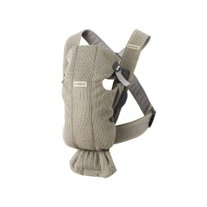 Outlet - BabyBjorn Mini 3D Mesh Baby Carrier - Grey Beige