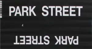 Park Street Rollsign Curtain (Type 7 Side Destination)