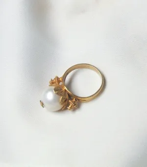 Pearl Tambourine Ring