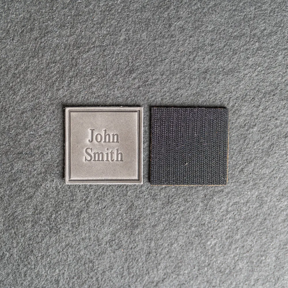 Personalized Leather Patches with optional velcro - Blank Patches or Personalized with Logo, Image, or Text