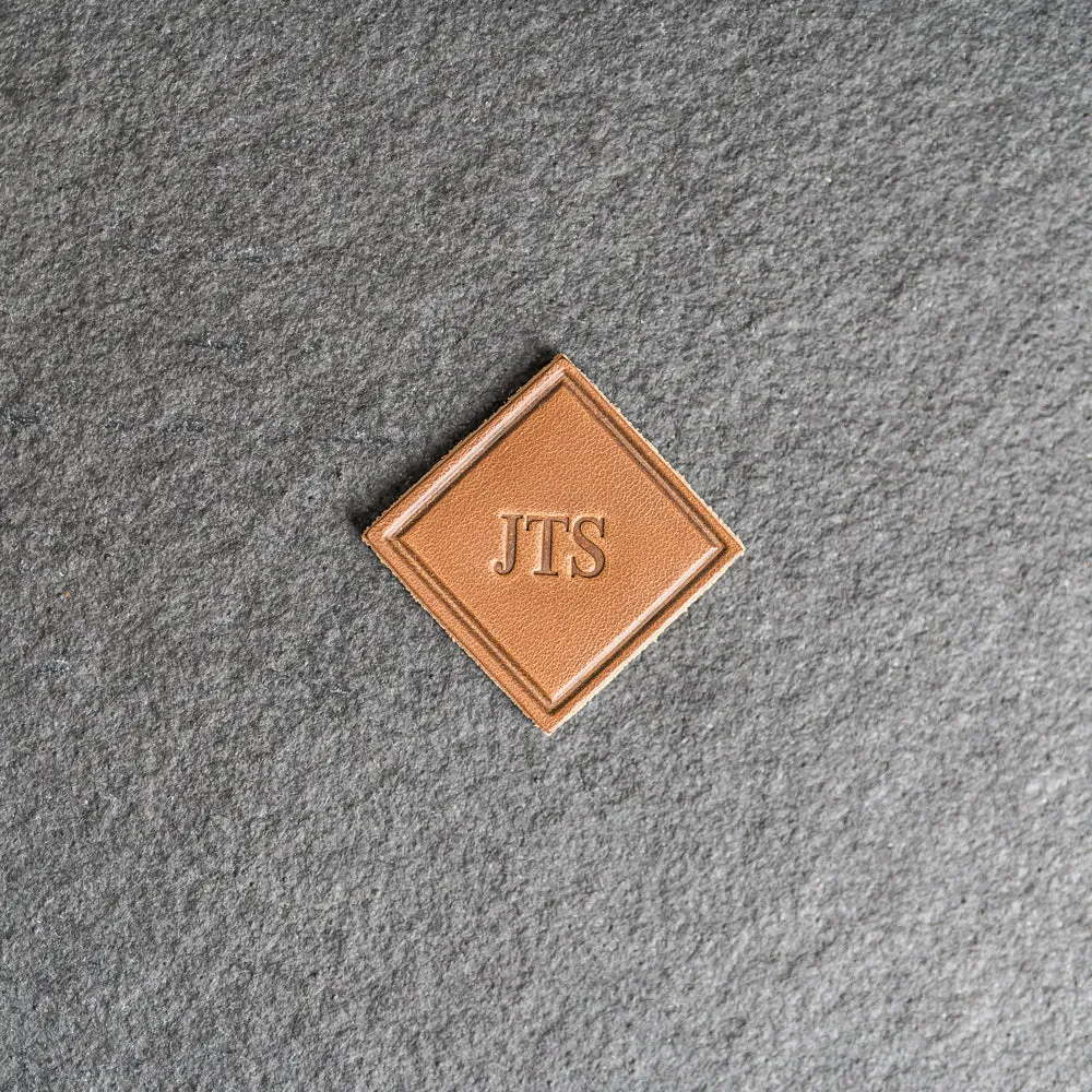 Personalized Leather Patches with optional velcro - Blank Patches or Personalized with Logo, Image, or Text