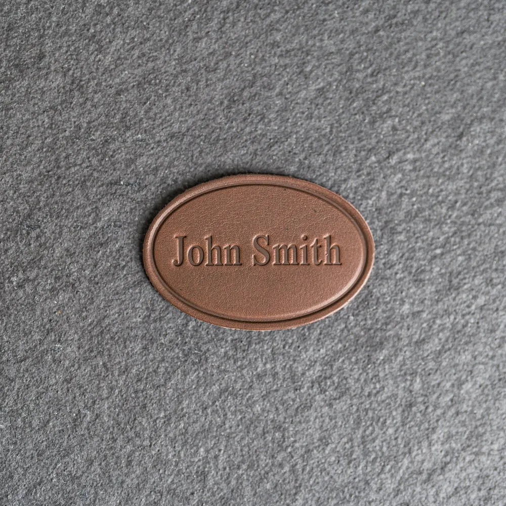 Personalized Leather Patches with optional velcro - Blank Patches or Personalized with Logo, Image, or Text