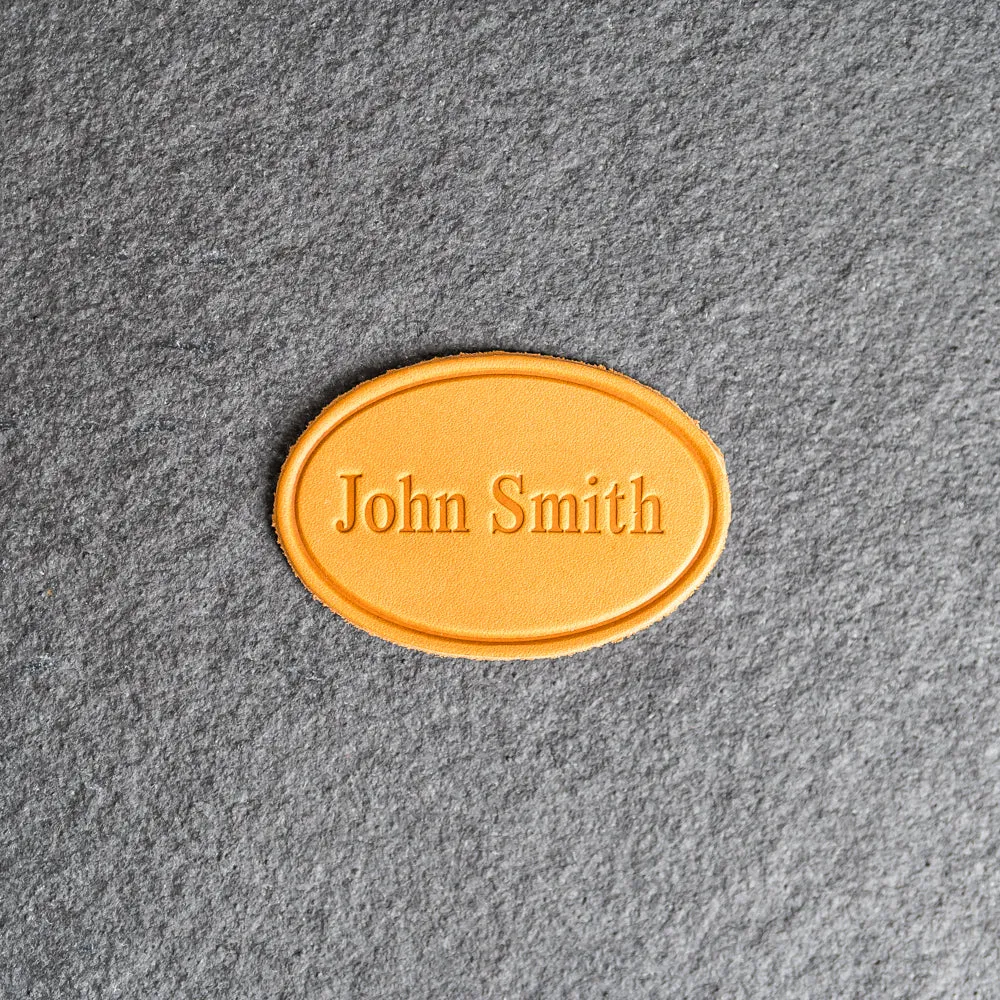 Personalized Leather Patches with optional velcro - Blank Patches or Personalized with Logo, Image, or Text