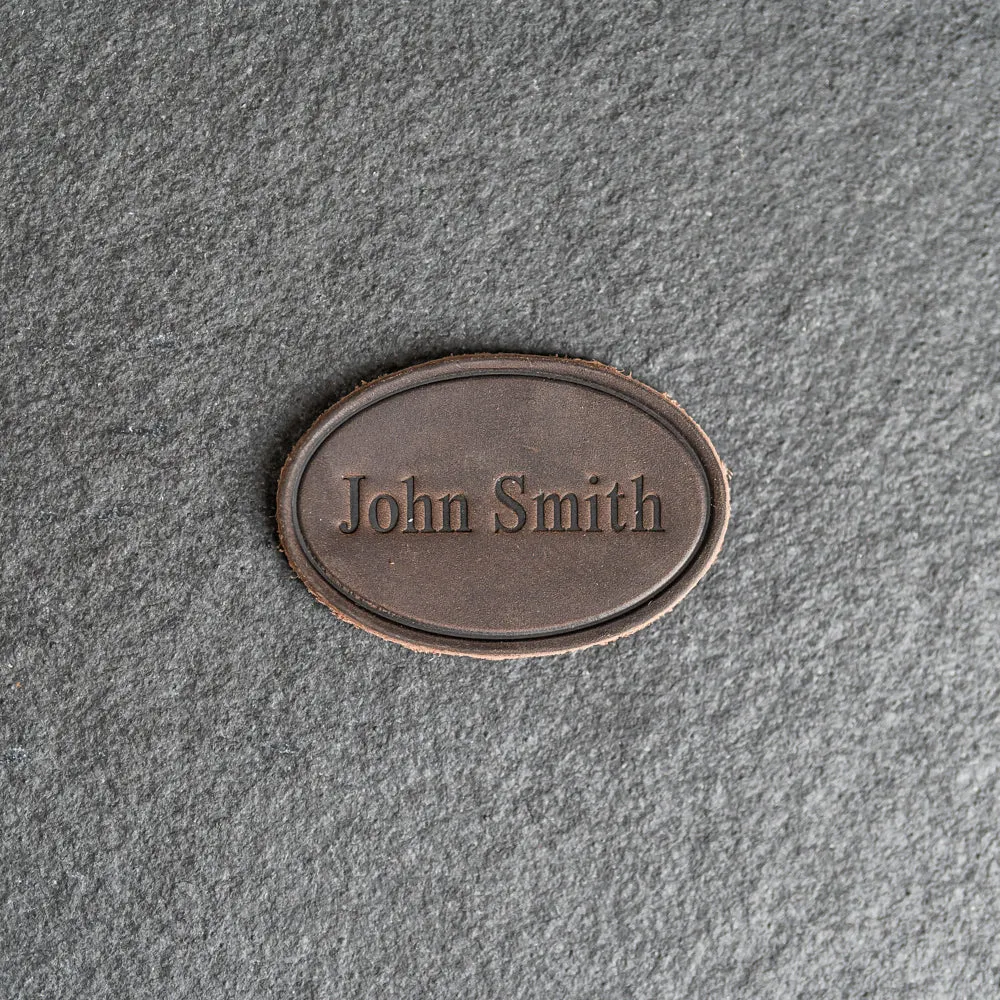 Personalized Leather Patches with optional velcro - Blank Patches or Personalized with Logo, Image, or Text