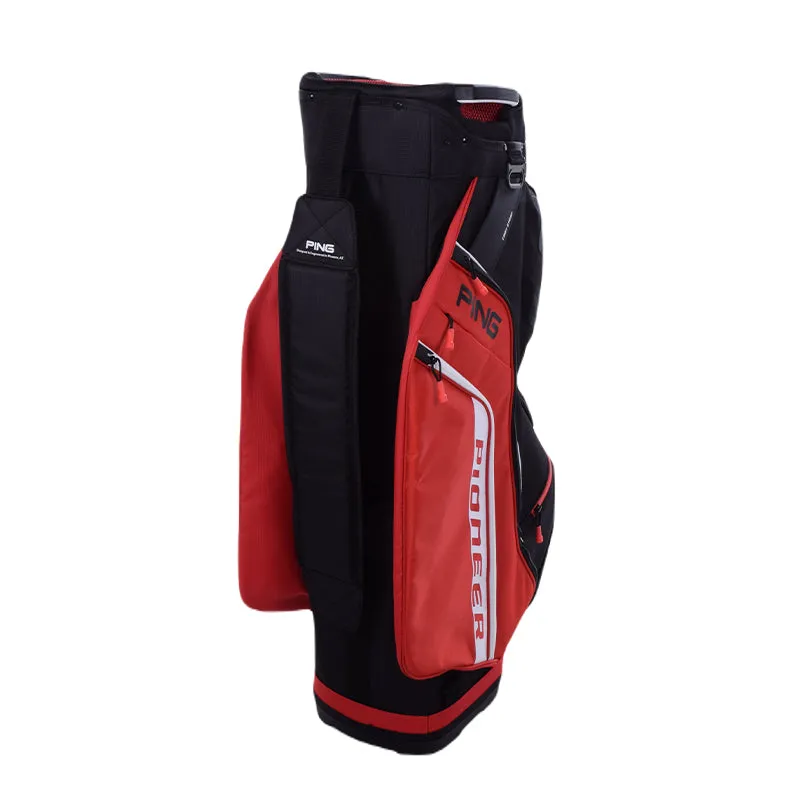 PING Pioneer Cart Bag (Red/Black)