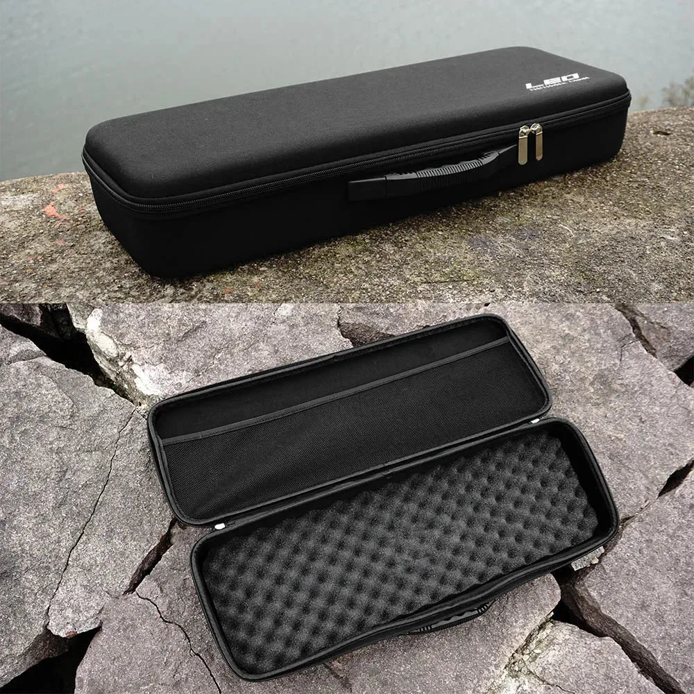 Portable Fishing Bag Case Shockproof Fishing Rod Reel Carry Bag Case Fishing Tackle Tool Storage Organizer Bag