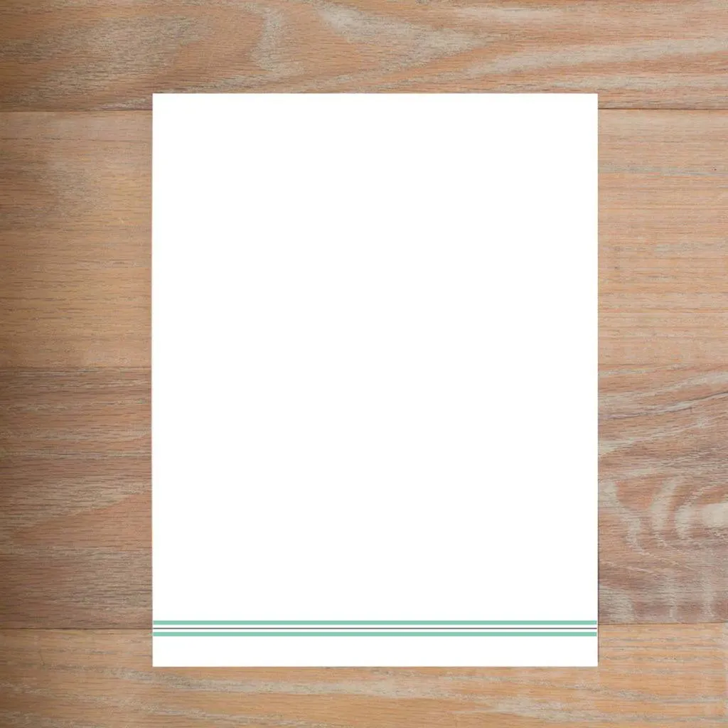 Preppy Name Custom Letterhead