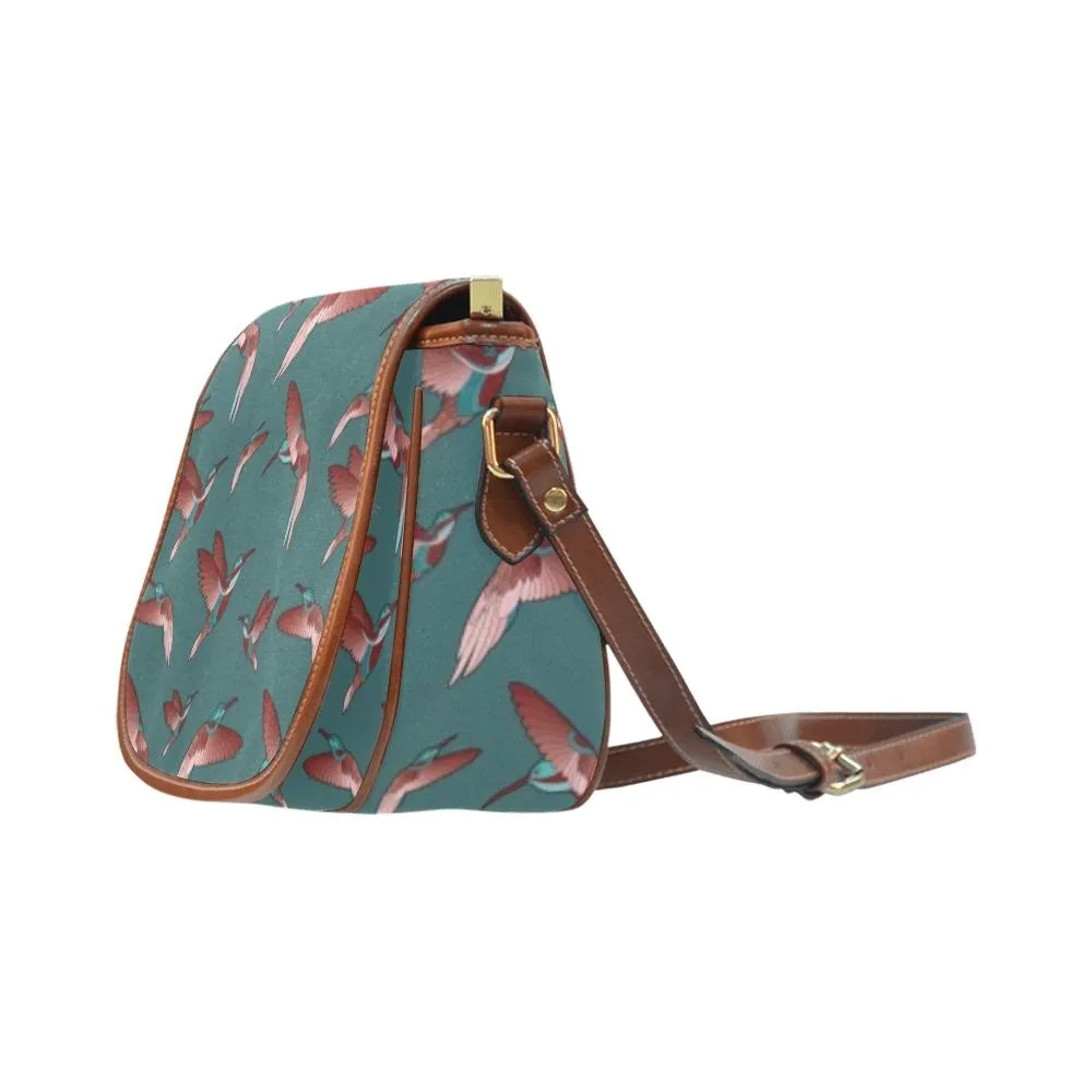 Red Swift Turquoise Saddle Bag/Large