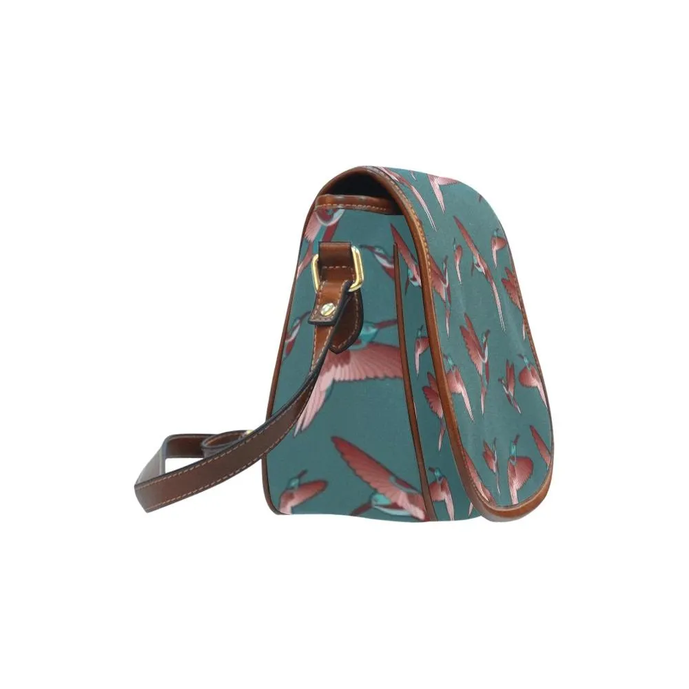 Red Swift Turquoise Saddle Bag/Large