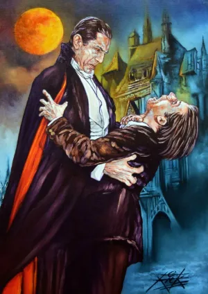 Rick Melton - Dracula and Renfield - Classic Horror - Art Print