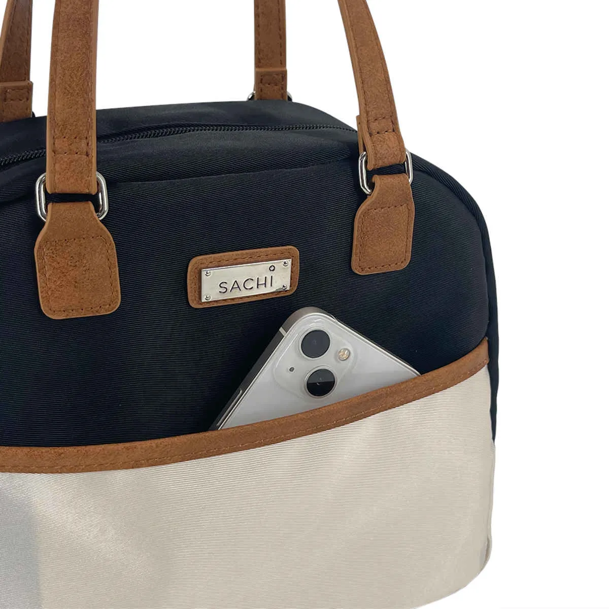 Sachi Cali Lunch Bag Black/Cream