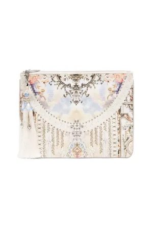 SMALL CANVAS CLUTCH CRYSTAL CASTLE