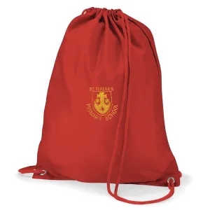 St Teresa's Catholic Primary School Red Gym Bag