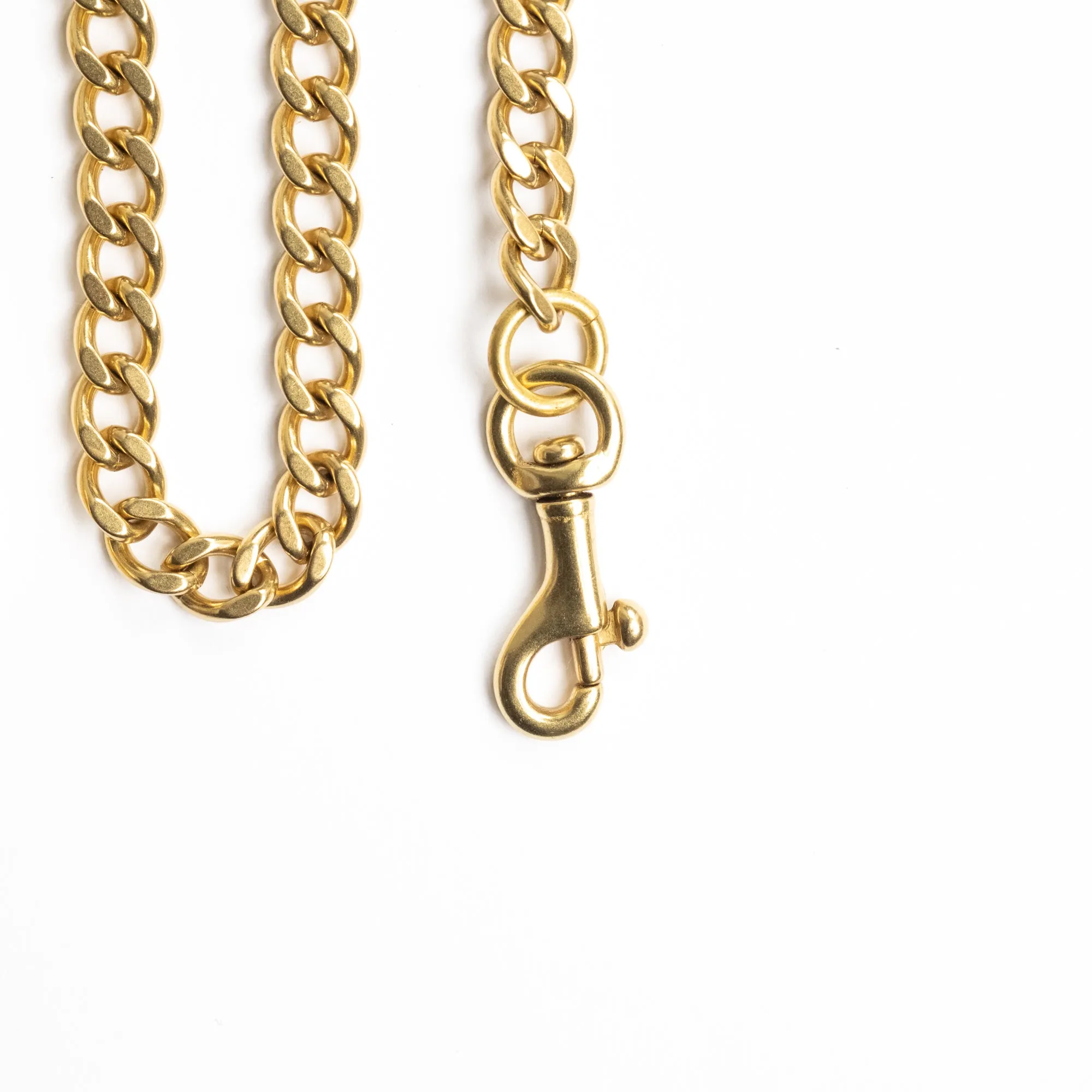 The Black Acre Solid Cast Brass Wallet Chain