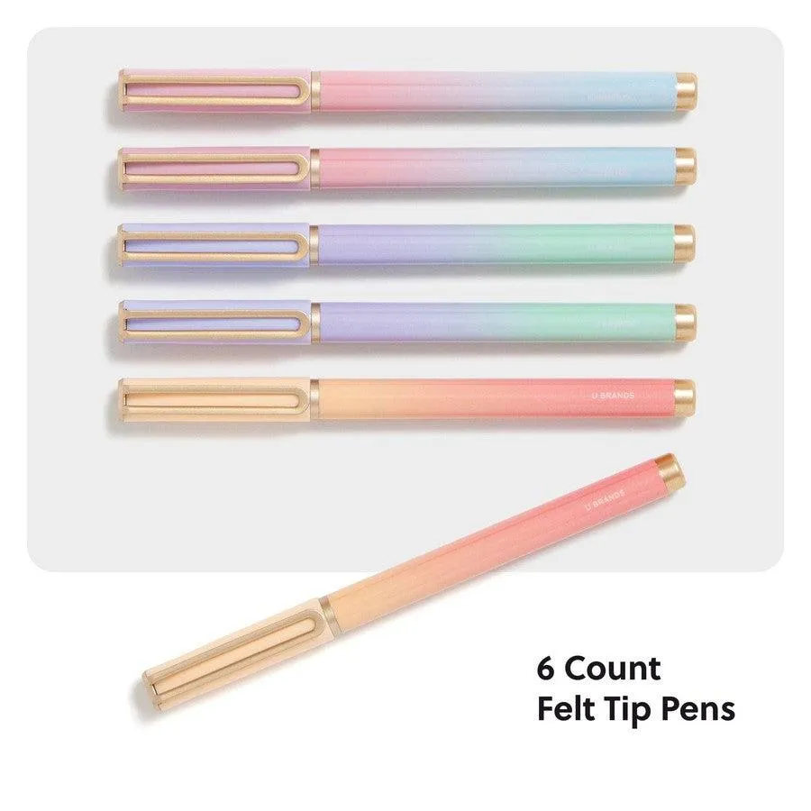 The Catalina Felt Tip Pens in Lucent Dreams - Set of 6