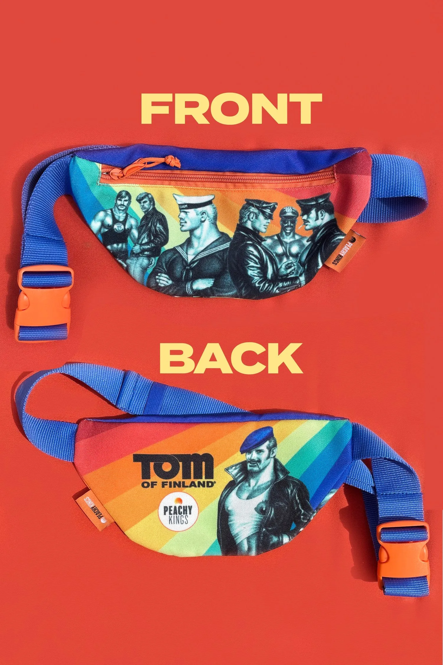 Tom of Finland Fanny Pack Recycled Canvas by Peachy Kings