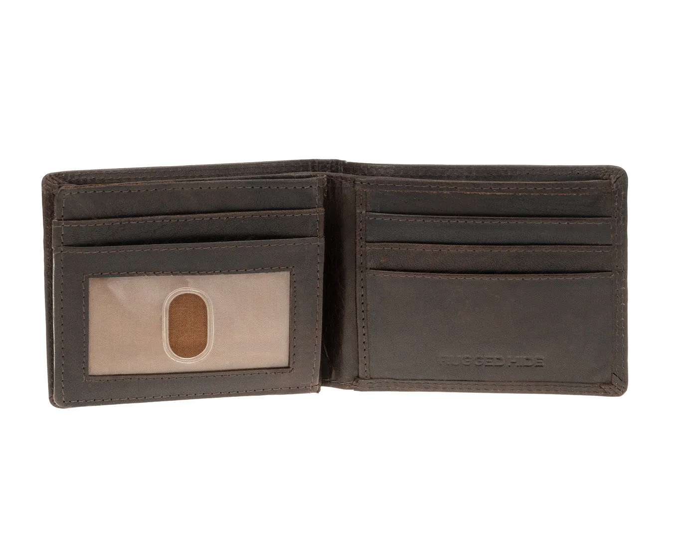 Traditional Wallet | Dark Brown Leather