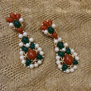 Trifari Earrings Kashmir Collection