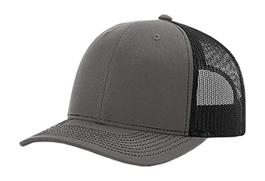 Unisex Custom Leather Patch Snapback Trucker Hat