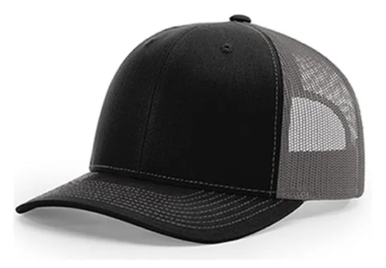 Unisex Custom Leather Patch Snapback Trucker Hat