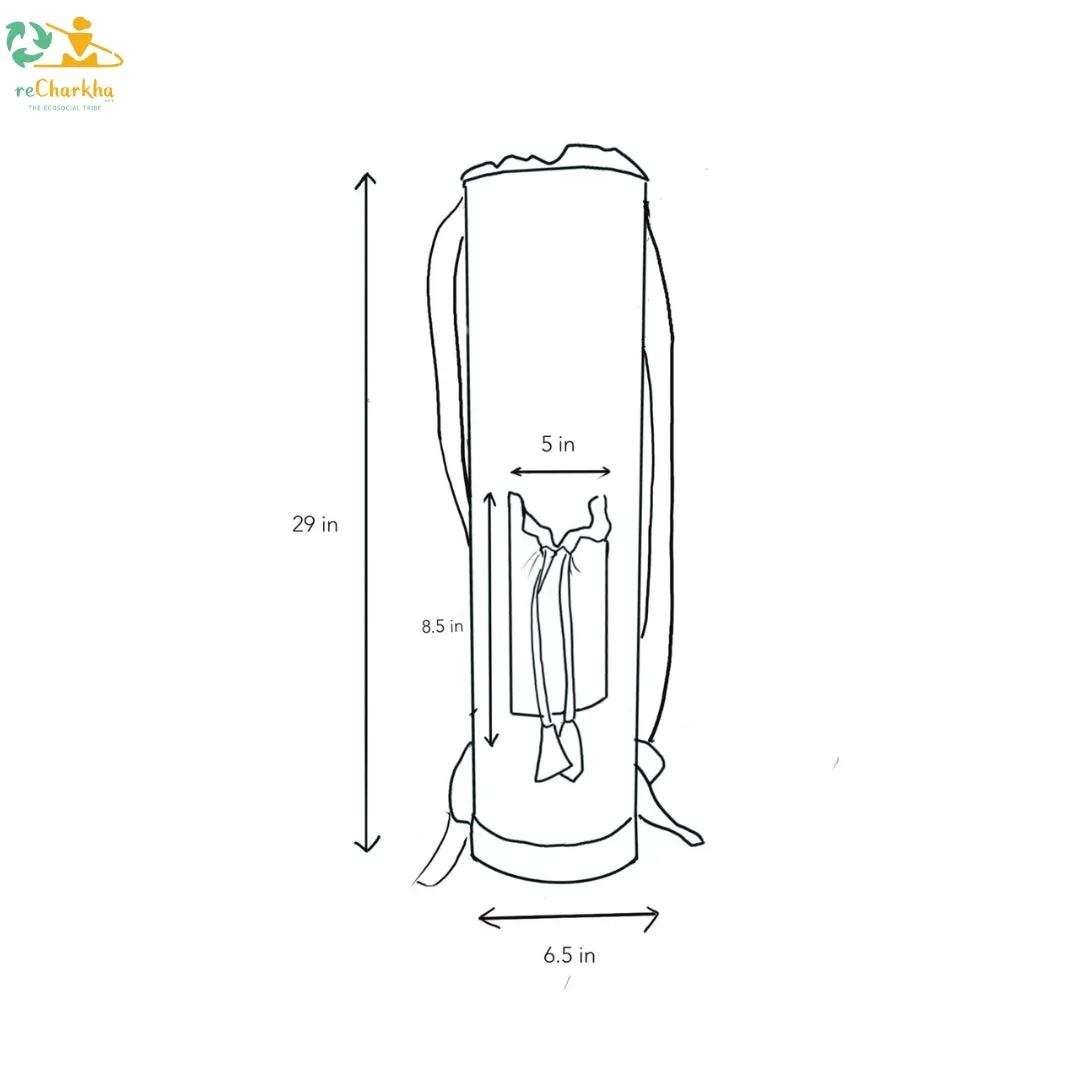 Upcycled Handwoven Yoga Bag (YB1124-008)