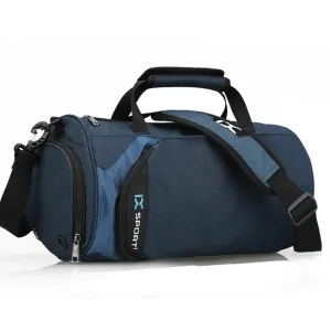 Voyager's Compact: Streamlined Travel Duffle with Shoe Compartment