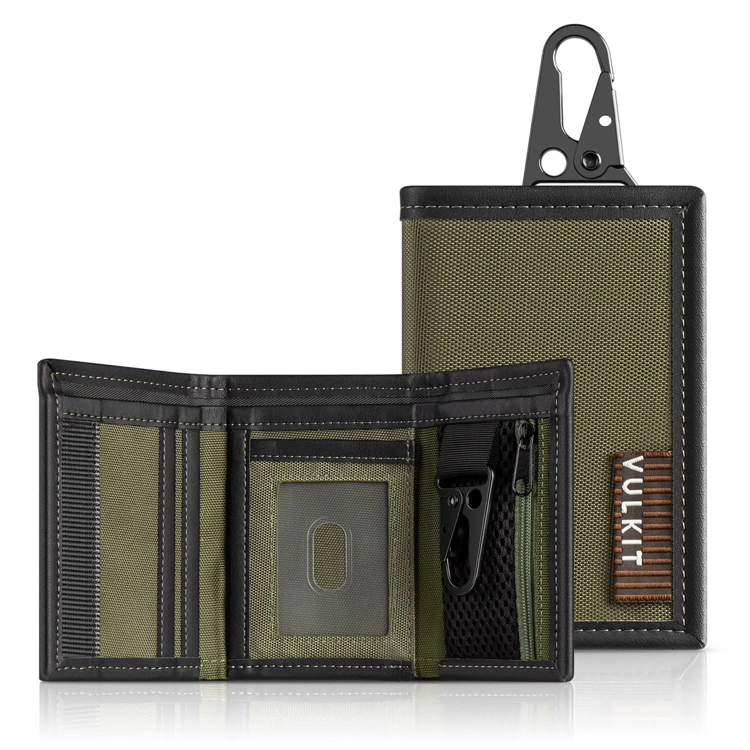 VW116 -RFID Blocking Trifold Wallet with Key Buckle