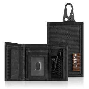 VW116 -RFID Blocking Trifold Wallet with Key Buckle