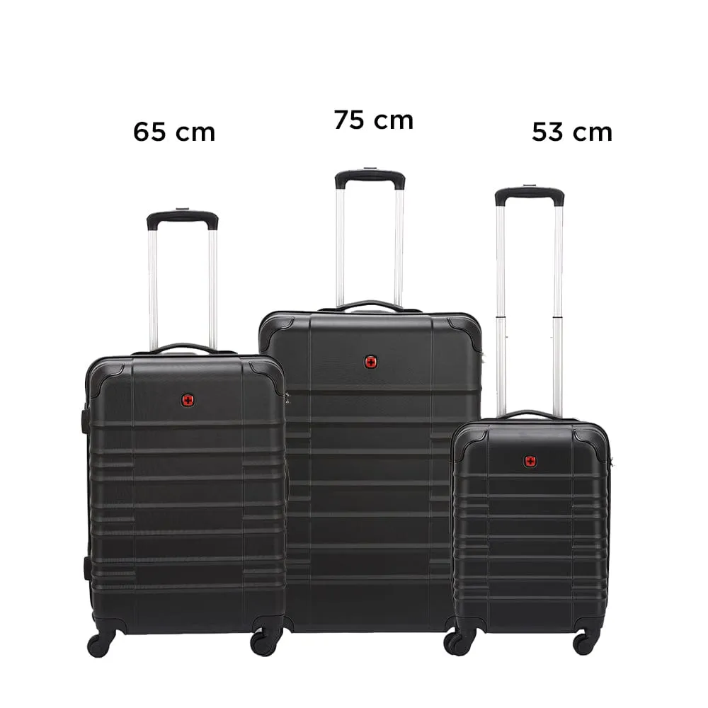 Wenger Amplar 3 Piece Luggage Trolley Set (Non-Expandable)