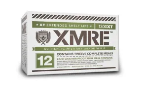 XMRE Meals 1300XT - 12 Case with Heaters (Meal Ready to Eat - Military Grade)