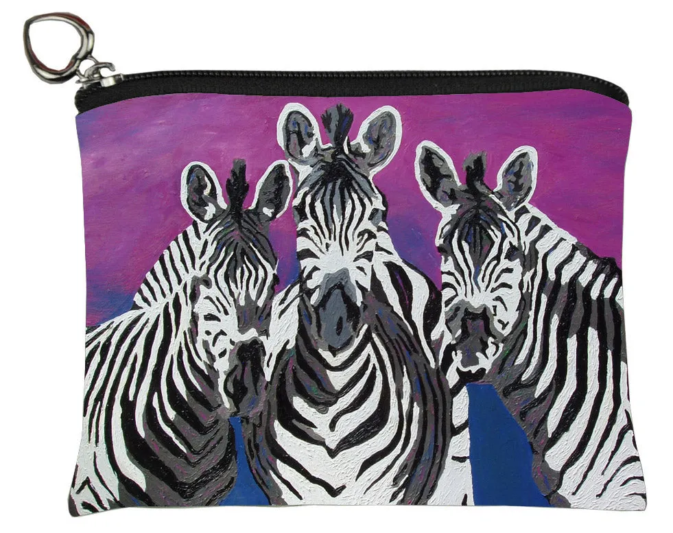 Zebra Change Purse - Family