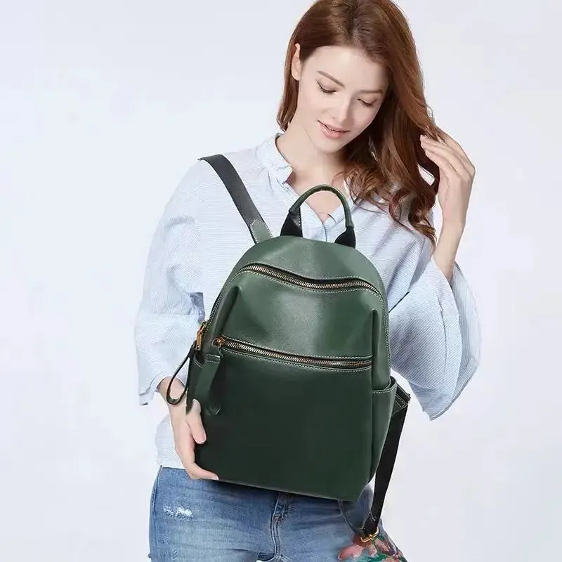 ZOOLER Original Genuine Leather Travel Backpack for Women  Soft Skin Design